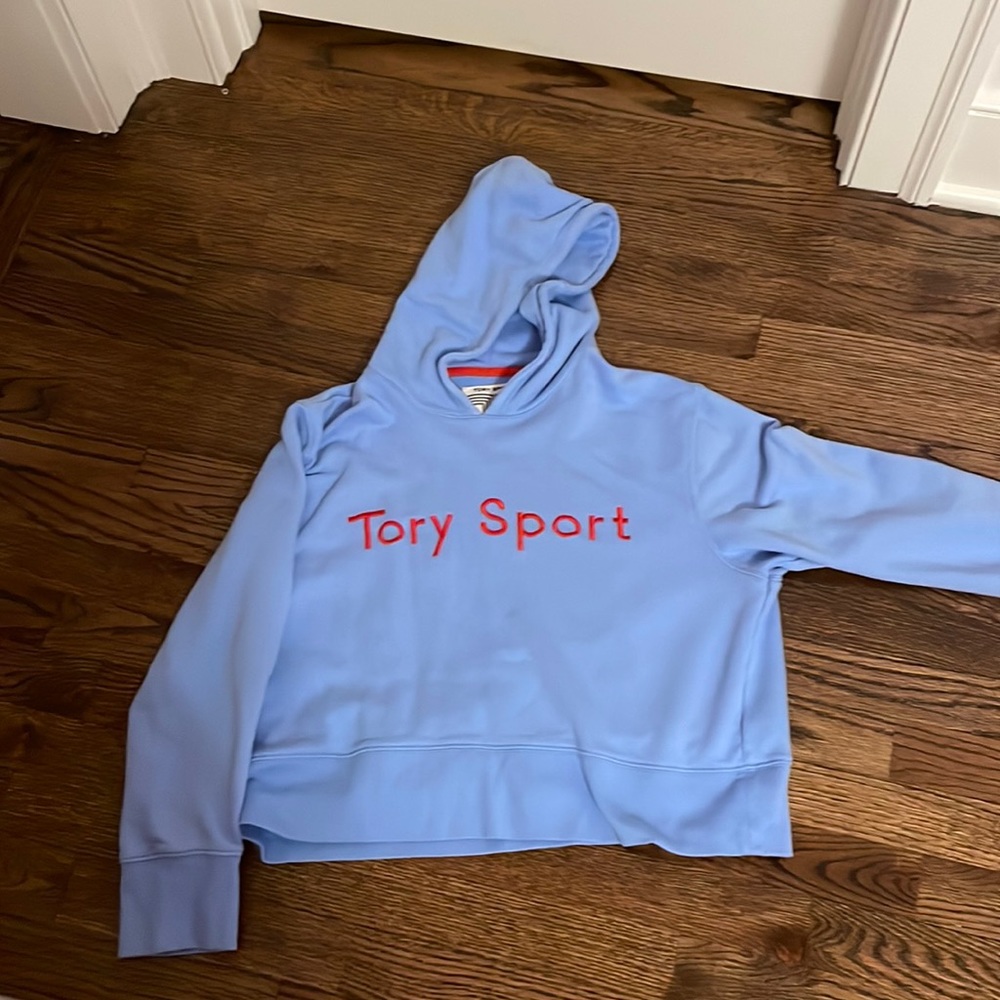 Blue and red Tory sport sweatshirts